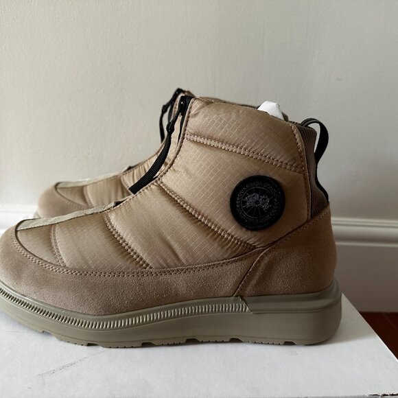 Canada Goose Crofton puffer boot - tan/fossil UNISEX M:Size 8/ W:Size 9.5 - Picture 3 of 4